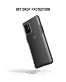 Black Frosted Clear Case Cover For OnePlus 8T