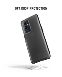 Black Frosted Clear Case Cover For OnePlus 9 Pro