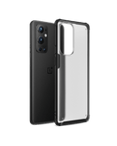 Black Frosted Clear Case Cover For OnePlus 9 Pro