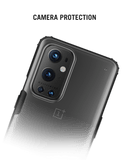 Black Frosted Clear Case Cover For OnePlus 9 Pro