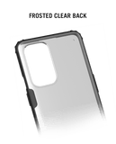 Black Frosted Clear Case Cover For OnePlus 9 Pro