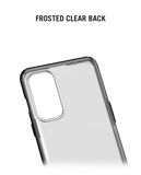 Black Frosted Clear Case Cover For OnePlus Nord 2