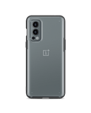 Black Frosted Clear Case Cover For OnePlus Nord 2
