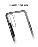 Black Frosted Clear Case Cover For OnePlus Nord
