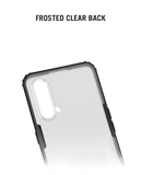 Black Frosted Clear Case Cover For OnePlus Nord CE