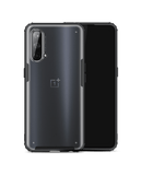 Black Frosted Clear Case Cover For OnePlus Nord CE