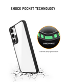 Chasing Dreams Black Hybrid Clear Case Cover For Samsung Galaxy S24 Plus