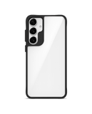 Black Hybrid Clear Case Cover for Samsung Galaxy S24 Plus