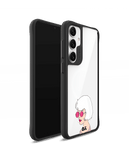 Bold Beautiful Black Hybrid Clear Case Cover For Samsung Galaxy S24 Plus