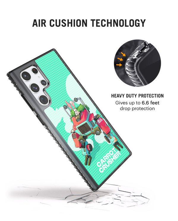 Carrot Crusher Stride 2.0 Case Cover For Samsung Galaxy S22 Ultra