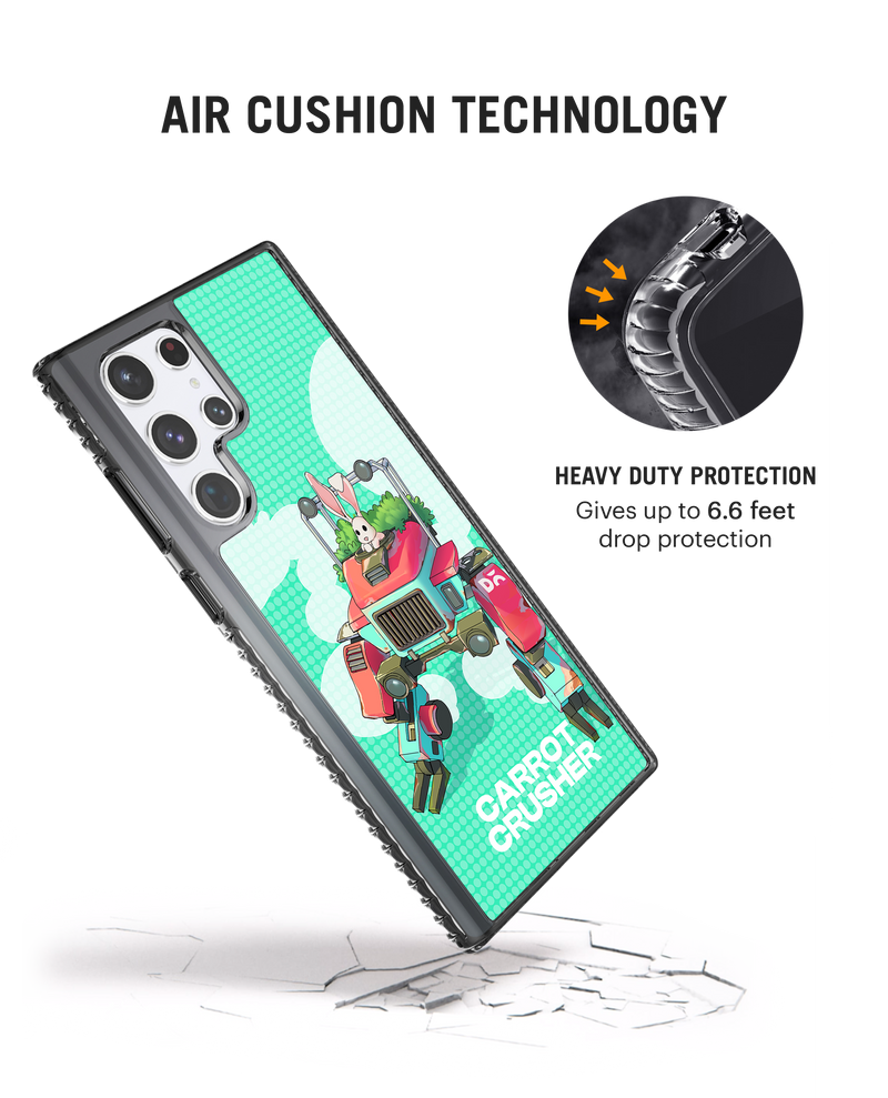 Carrot Crusher Stride 2.0 Case Cover For Samsung Galaxy S23 Ultra