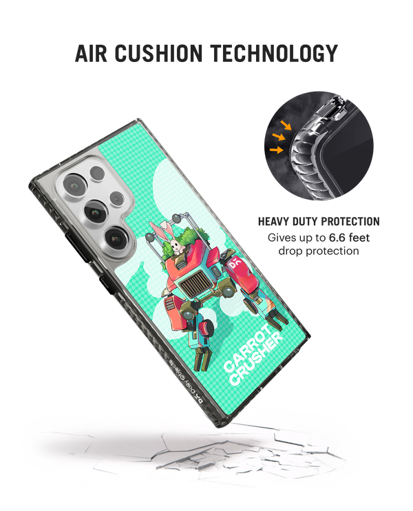 Carrot Crusher Stride 2.0 Case Cover For Samsung Galaxy S24 Ultra