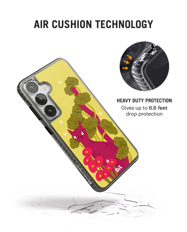 Curious Cat Stride 2.0 Case Cover For Samsung Galaxy S24 Plus