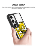 Designer Life Black Hybrid Clear Case Cover For Samsung Galaxy S24 Plus