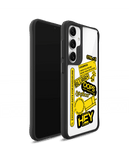 Designer Life Black Hybrid Clear Case Cover For Samsung Galaxy S24 Plus