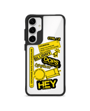 Designer Life Black Hybrid Clear Case Cover For Samsung Galaxy S24 Plus