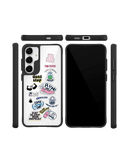 Fitspiration Black Hybrid Clear Case Cover For Samsung Galaxy S24