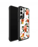 Flower Bunch Black Hybrid Clear Case Cover For Samsung Galaxy S24 Plus