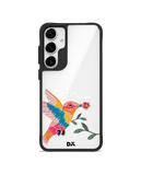 Fly High Black Hybrid Clear Case Cover For Samsung Galaxy S24