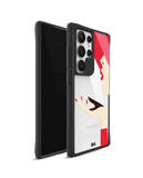 Flying Kiss Black Hybrid Clear Case Cover For Samsung Galaxy S24 Ultra
