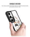 Fur Babies Black Hybrid Clear Case Cover For Samsung Galaxy S24 Plus