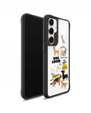 Fur Babies Black Hybrid Clear Case Cover For Samsung Galaxy S24 Plus