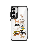 Fur Babies Black Hybrid Clear Case Cover For Samsung Galaxy S24 Plus