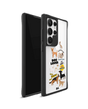 Fur Babies Black Hybrid Clear Case Cover For Samsung Galaxy S24 Ultra