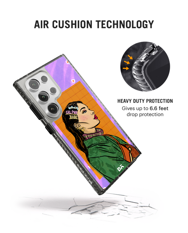 Girl Power Babe Stride 2.0 Case Cover For Samsung Galaxy S24 Ultra