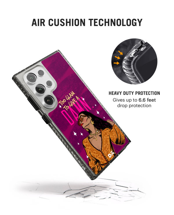 Glam No Damn Stride 2.0 Case Cover For Samsung Galaxy S24 Ultra