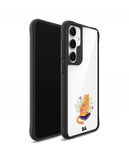 Happy Kitty Black Hybrid Clear Case Cover For Samsung Galaxy S24 Plus