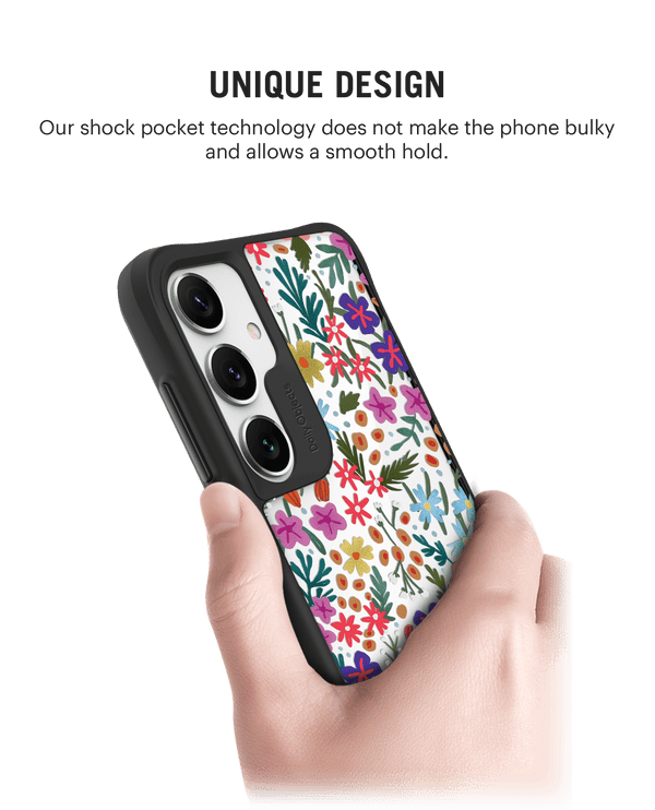 Hawaiian Greetings Black Hybrid Clear Case Cover For Samsung Galaxy S24 Plus