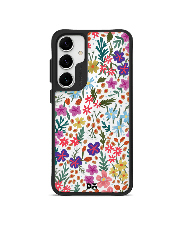 Hawaiian Greetings Black Hybrid Clear Case Cover For Samsung Galaxy S24