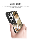 Love Death Cupid Black Hybrid Clear Case Cover For Samsung Galaxy S24