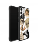 Love Death Cupid Black Hybrid Clear Case Cover For Samsung Galaxy S24