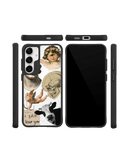 Love Death Cupid Black Hybrid Clear Case Cover For Samsung Galaxy S24 Plus
