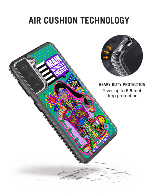 Main Character Energy Stride 2.0 Case Cover For Samsung Galaxy S21 Plus