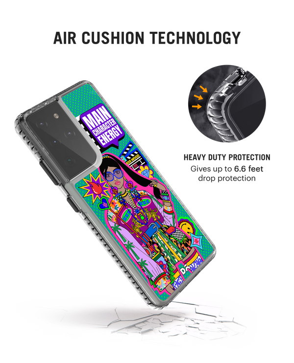 Main Character Energy Stride 2.0 Case Cover For Samsung Galaxy S21 Ultra