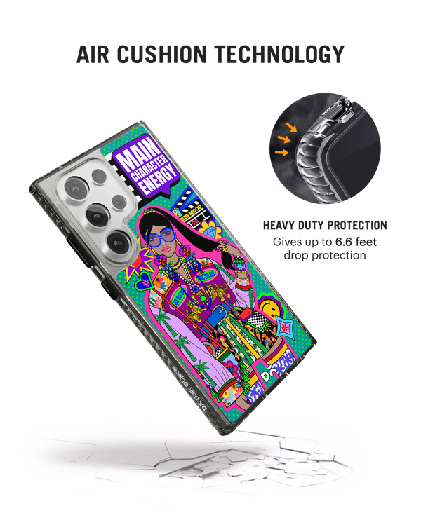 Main Character Energy Stride 2.0 Case Cover For Samsung Galaxy S24 Ultra