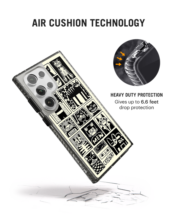 Mew Men Stride 2.0 Case Cover For Samsung Galaxy S24 Ultra