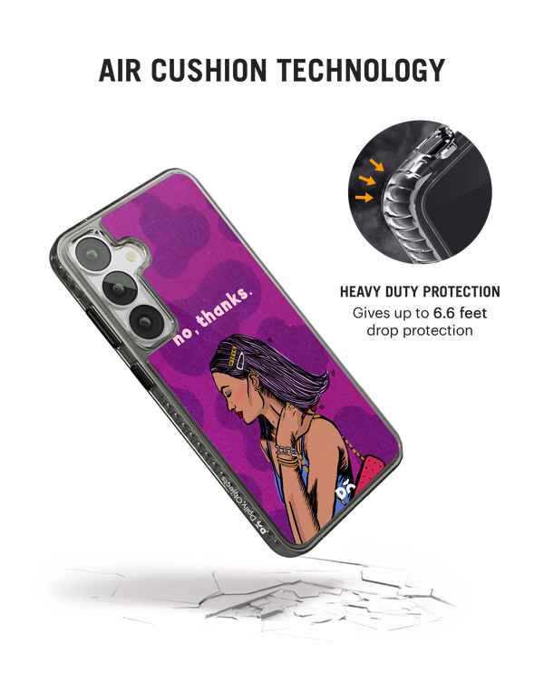 No thanks Stride 2.0 Case Cover For Samsung Galaxy S24 Plus