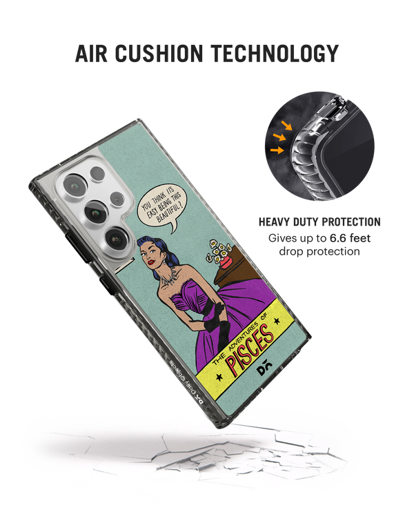 Pisces Stride 2.0 Case Cover For Samsung Galaxy S24 Ultra