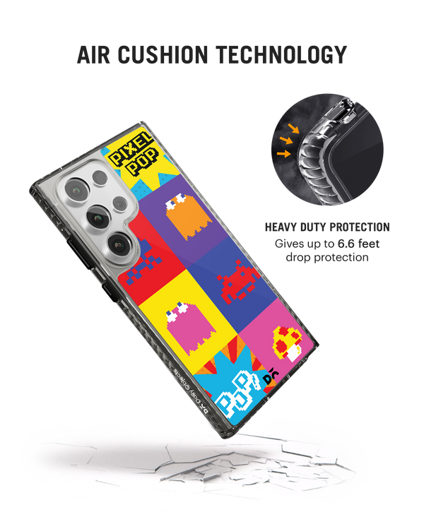Pixel Pop Stride 2.0 Case Cover For Samsung Galaxy S24 Ultra