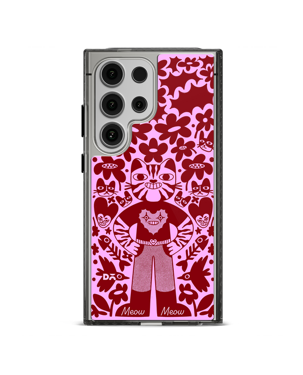 Purr Man Stride 2.0 Case Cover For Samsung Galaxy S24 Ultra