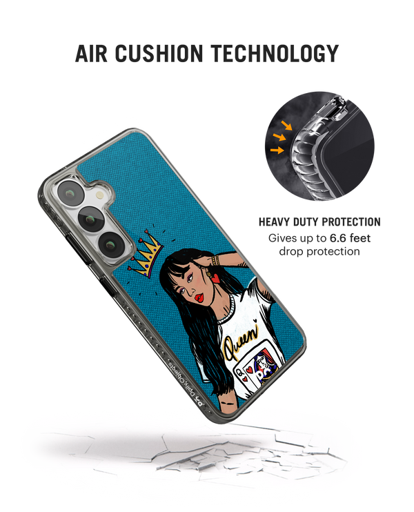 Queen Babe Stride 2.0 Case Cover For Samsung Galaxy S24