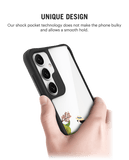 Rastafari Black Hybrid Clear Case Cover For Samsung Galaxy S24 Plus