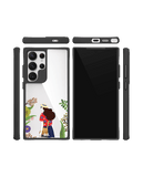 Rastafari Black Hybrid Clear Case Cover For Samsung Galaxy S24 Ultra
