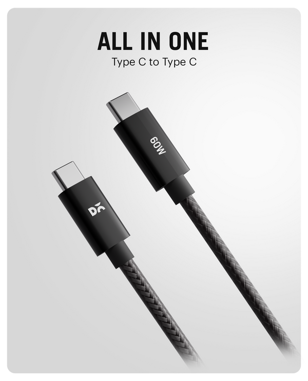 DailyObjects SURGE™ Kevlar Core USB-C 60W Charging Cable