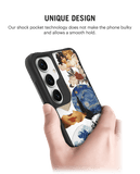 Starry Night Black Hybrid Clear Case Cover For Samsung Galaxy S24