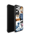 Starry Night Black Hybrid Clear Case Cover For Samsung Galaxy S24 Plus